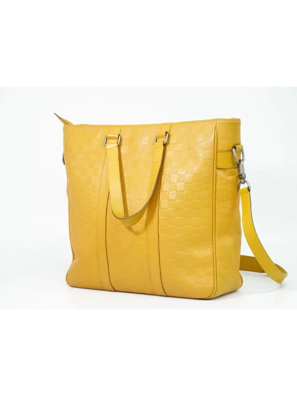Louis Vuitton LV Neo Tadao Damier Infini 2-Way Business Bag Solar Yellow